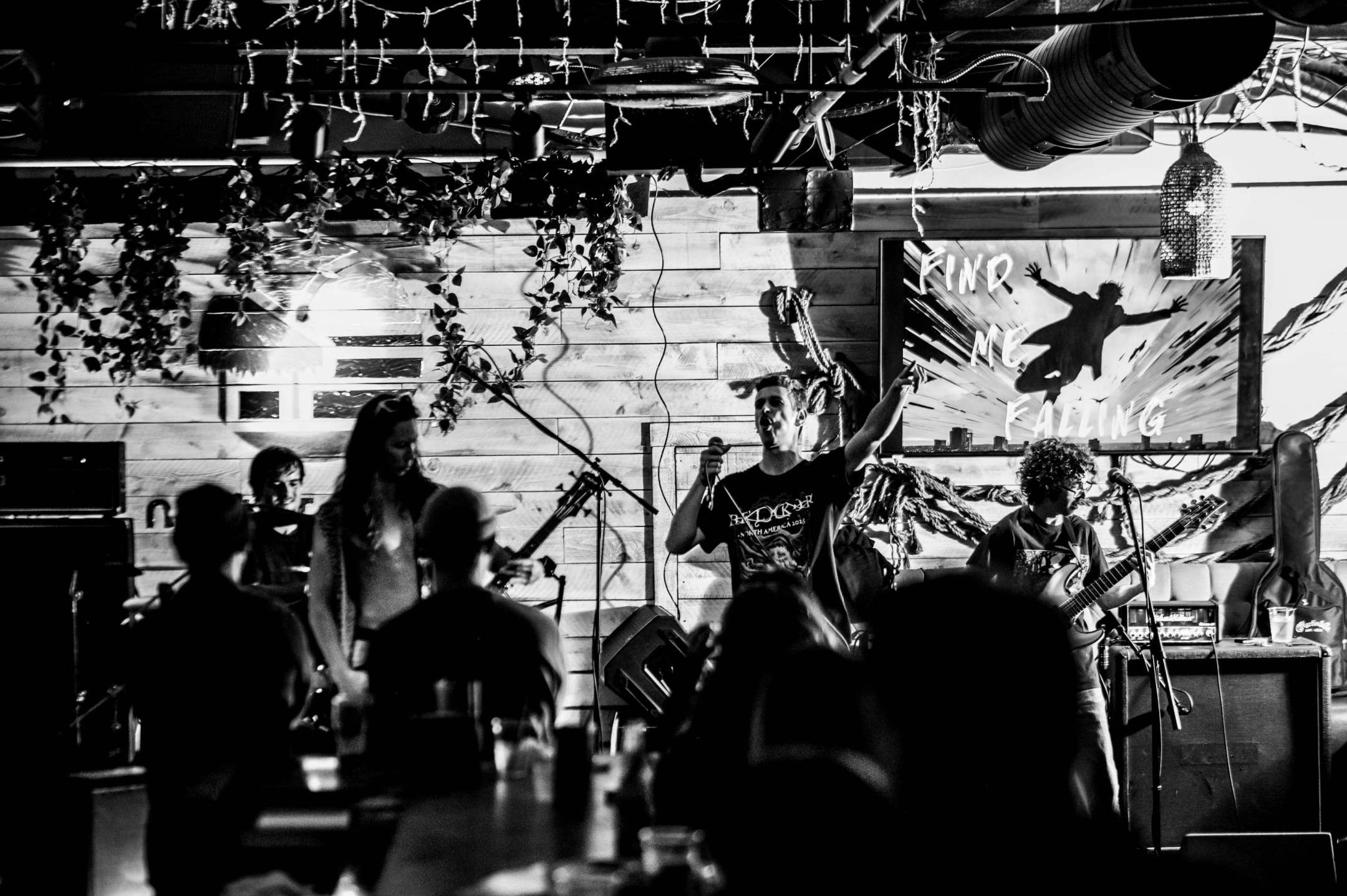 neon city rain night